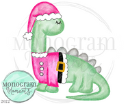 Pink Santa Dino