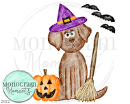 Witch Dog - Chocolate Lab