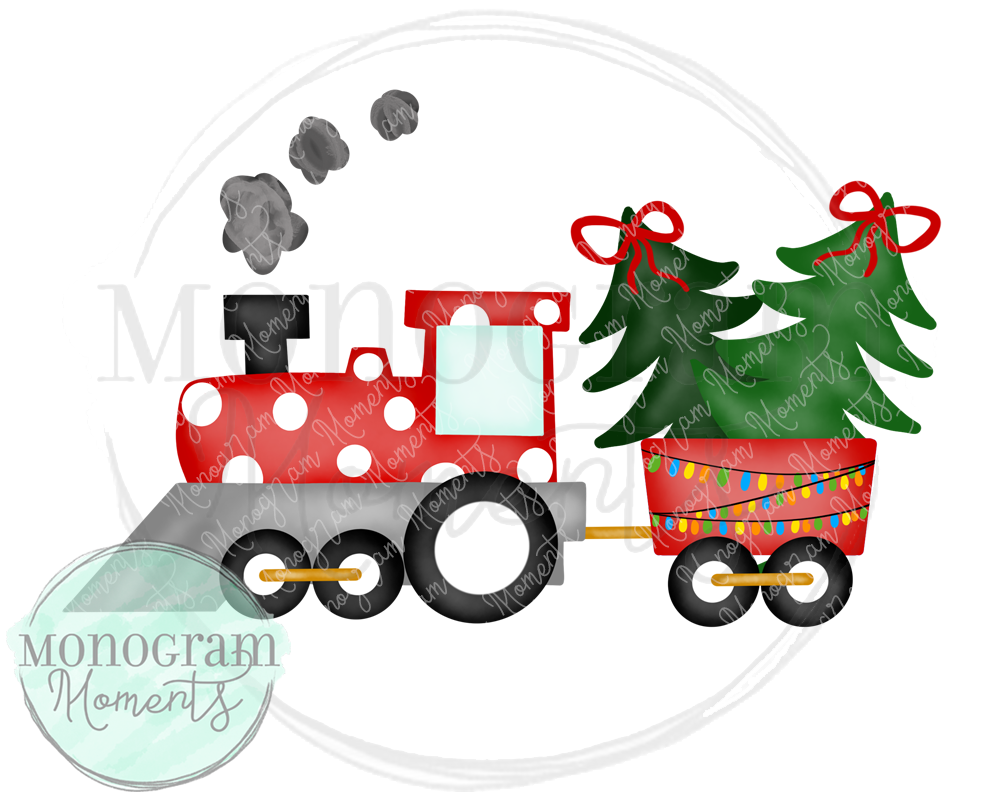 Girl's Christmas Tree Train