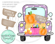 Purple Trunk-or-Treat Truck