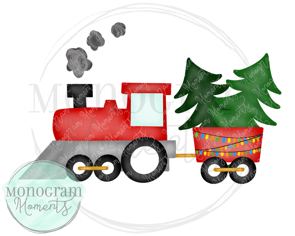 Boy's Christmas Tree Train
