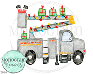 Christmas Lineman Truck