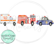 Emergency Vehicle Trio