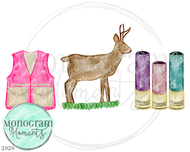 Girl's Deer Hunting Trio