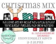 Christmas Mix Alpha-NO PLAID ALPHA INCLUDED