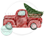 Vintage Truck with Christmas Tree