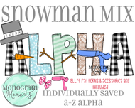 Snowman Mix Alpha
