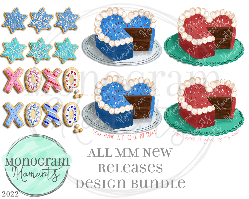 New Release Bundle 12/6/22 - Save 50% - 6 Total Designs