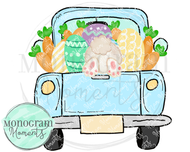 Blue Easter Vintage Truck