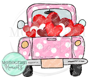 Girl's Valentine's Day Truck