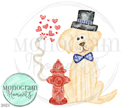 Boy's Valentine's Day Dog
