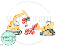 Valentine's Day Construction Trio