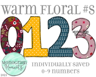 Warm Floral #s