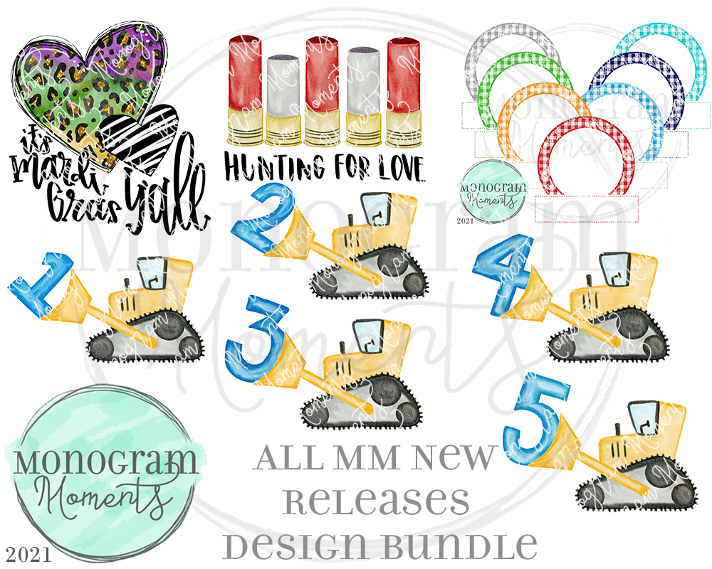 MM New Release Bundle 12/22/20 - Save 50% - 8 Total Designs