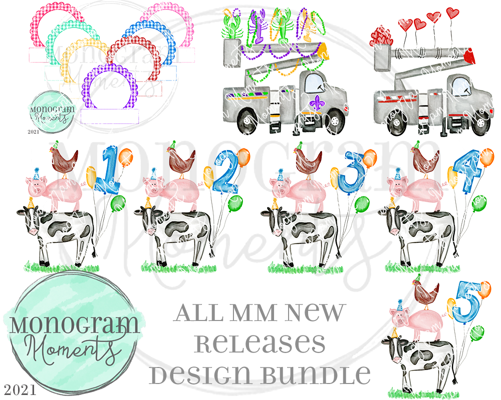 MM New Release Bundle 12/29/20 - Save 50% - 8 Total Designs