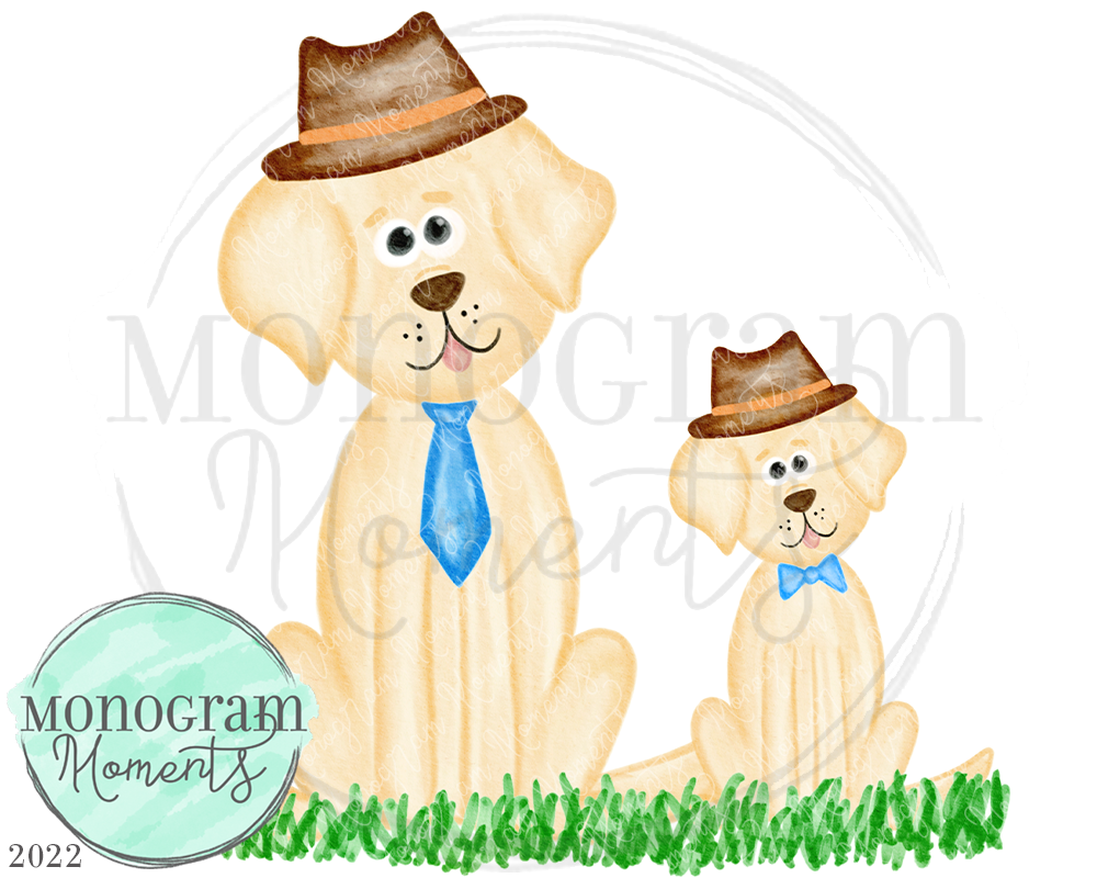 Boy Father's Day - Yellow Lab