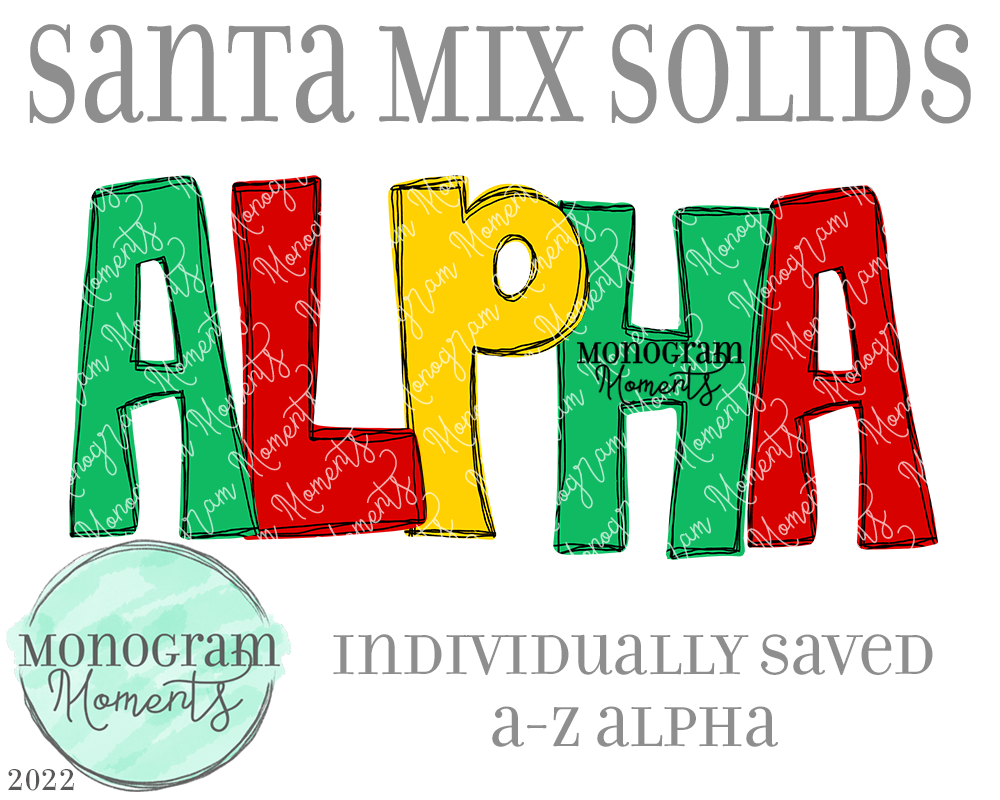 Santa Mix Solids Alpha