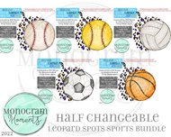 Half Changeable Leopard Sports Bundle - Does not include Football or Megaphone