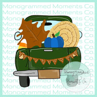 Olive Green Fall Truck