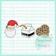 Santa's Milk & Cookies