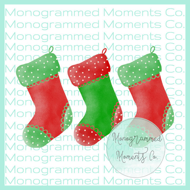 Christmas Stockings Trio 2