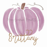 Purple Pastel Pumpkin