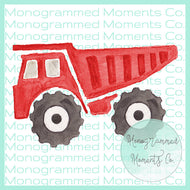 Red Dump Truck