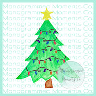 Lighted Christmas Tree