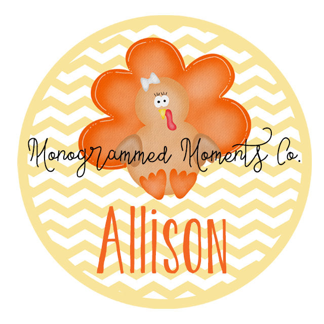 Girl's Turkey Yellow Background