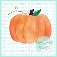 Watercolor Pumpkin