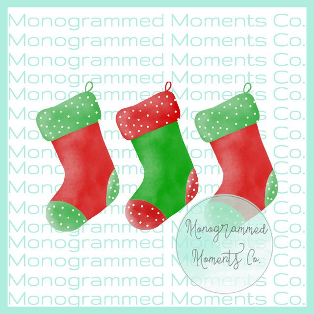 Christmas Stockings Trio 1