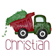 Boy's Christmas Tree Dump Truck