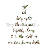 Holy Night Christmas Tree