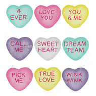 Girl's Conversation Hearts