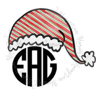 Santa's Striped Hat