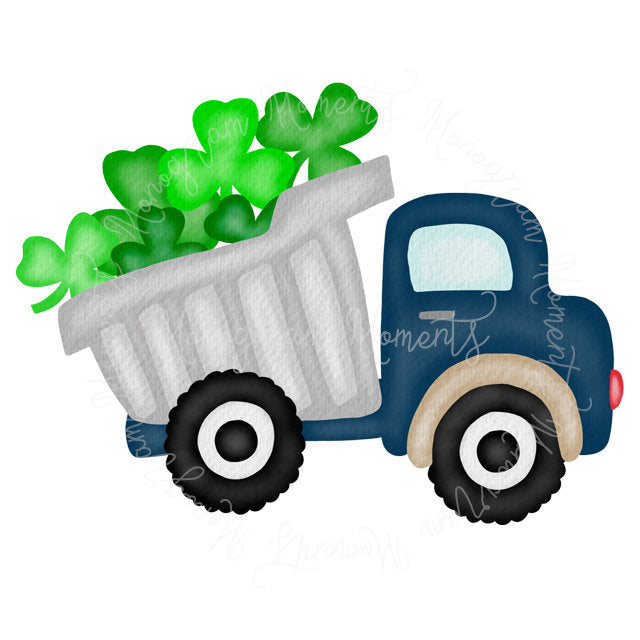St. Patrick's Day Dump Truck