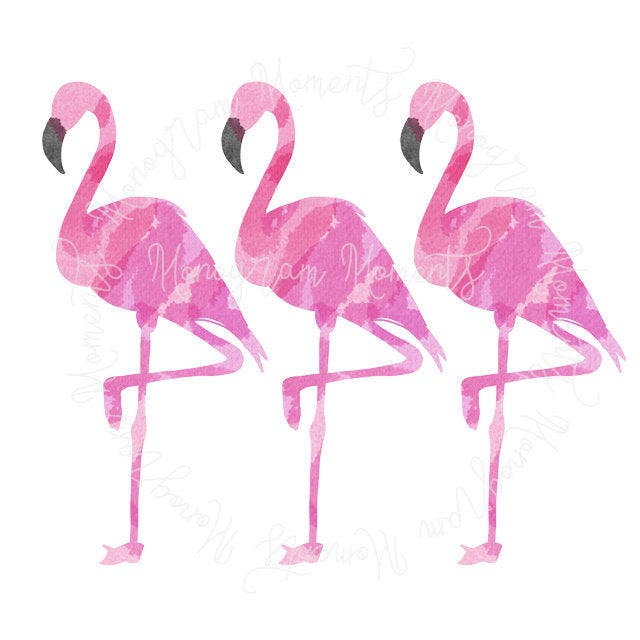 Flamingos Trio