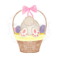 Girl's Easter Bunny Basket