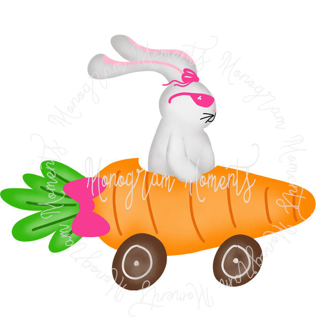 Girl's Easter Bunny Car