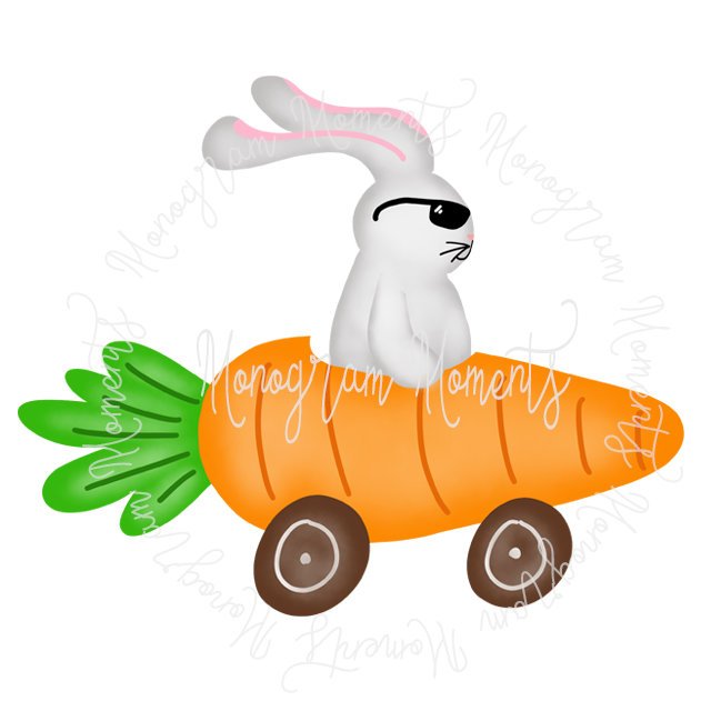 Boy's Easter Bunny Car