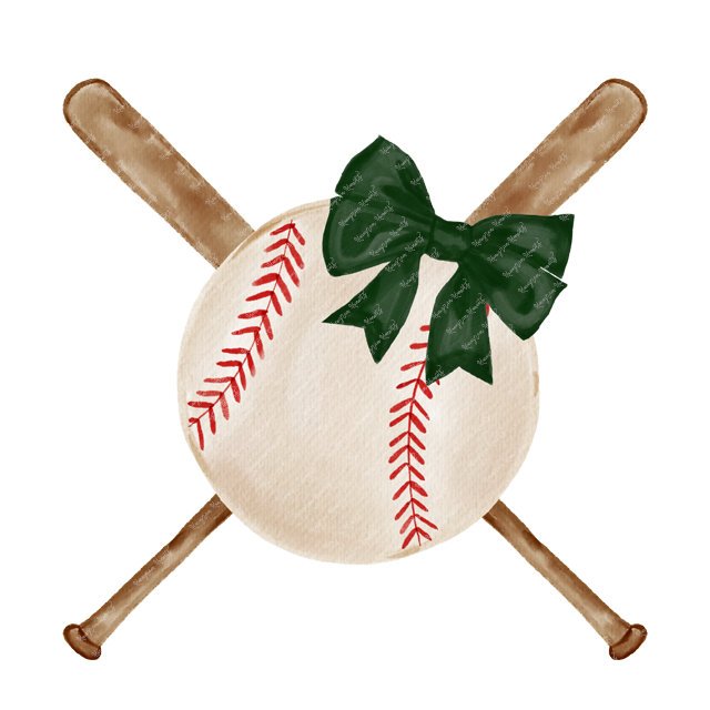 Green Bow Baseball & Bats