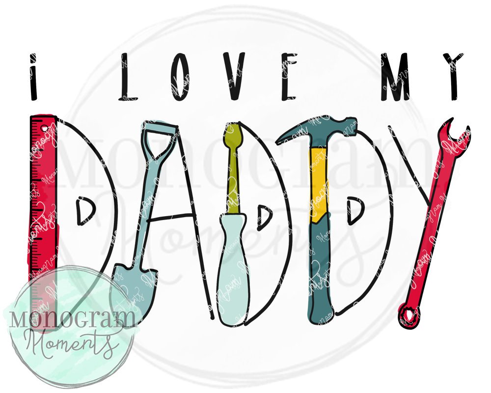 Boy's Tool Set-I Love Daddy