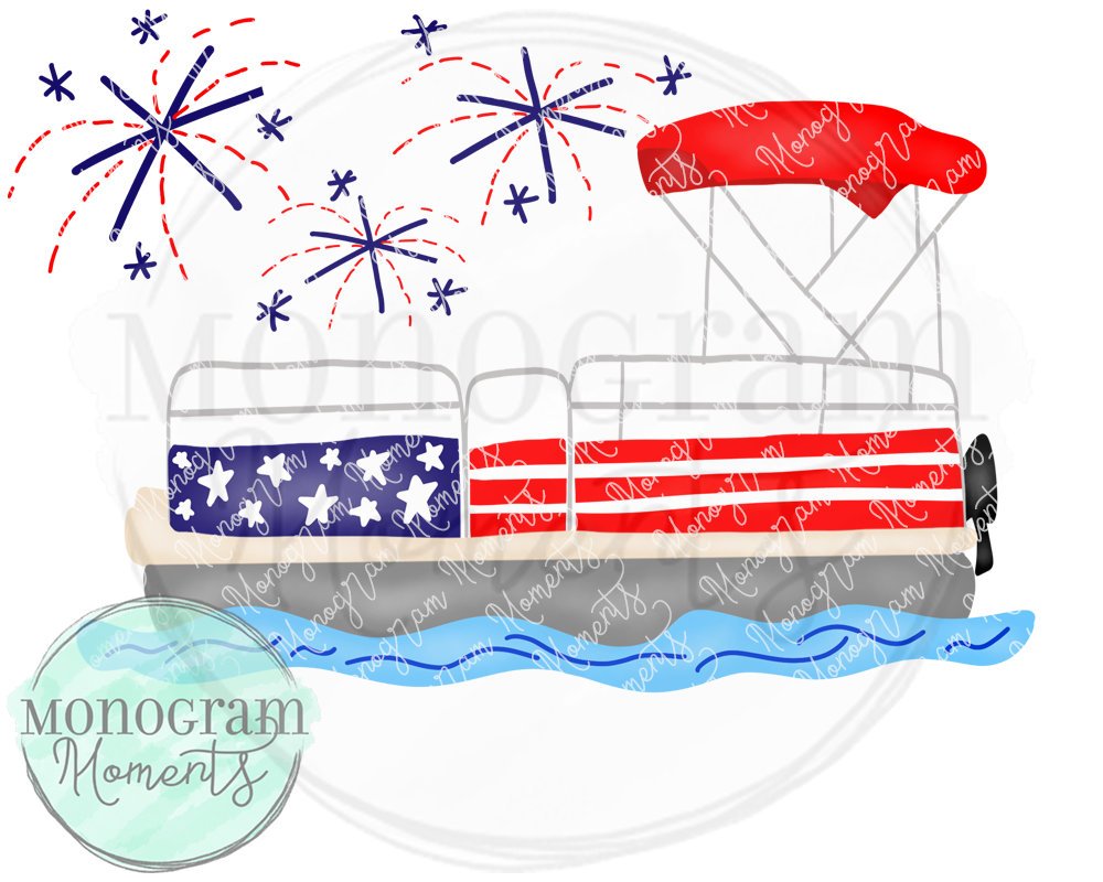 4th of July Pontoon Boat