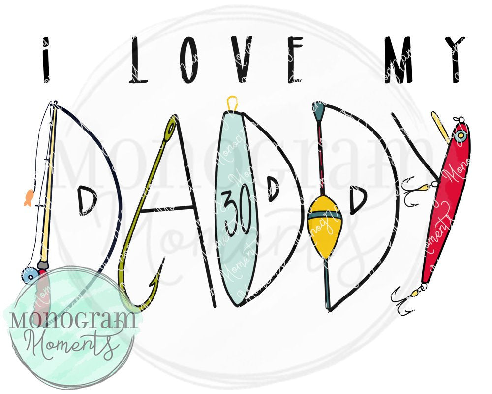 Boy's Fishing Set-I Love Daddy