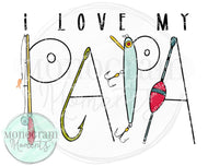 Boy's Fishing Set-I Love Papa
