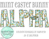 Mint Easter Bunny Alpha