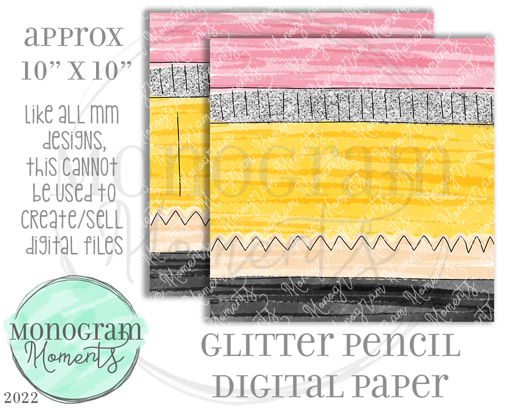 Digital Paper – Monogram Moments