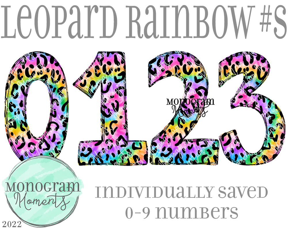 Leopard Rainbow #s