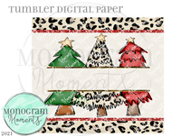 Funky Christmas Trees - Tumbler DP