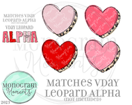 Vday Leopard Hearts